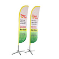 Marketing and promotional materials Outdoor advertising product beach flags for sale