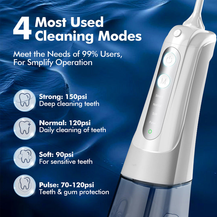 FOMIS Wholesale Portable Dental Water Flosser Oral Irrigator Ipx7 Water Irrigator Portable Dental Flosser for Teeth Cleaning FOMIS