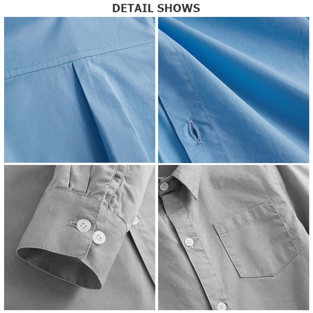 Custom Kids Formal Wedding Party White Button-Down Shirts Cotton Long Sleeve Dress School Uniform Shirt For Boys