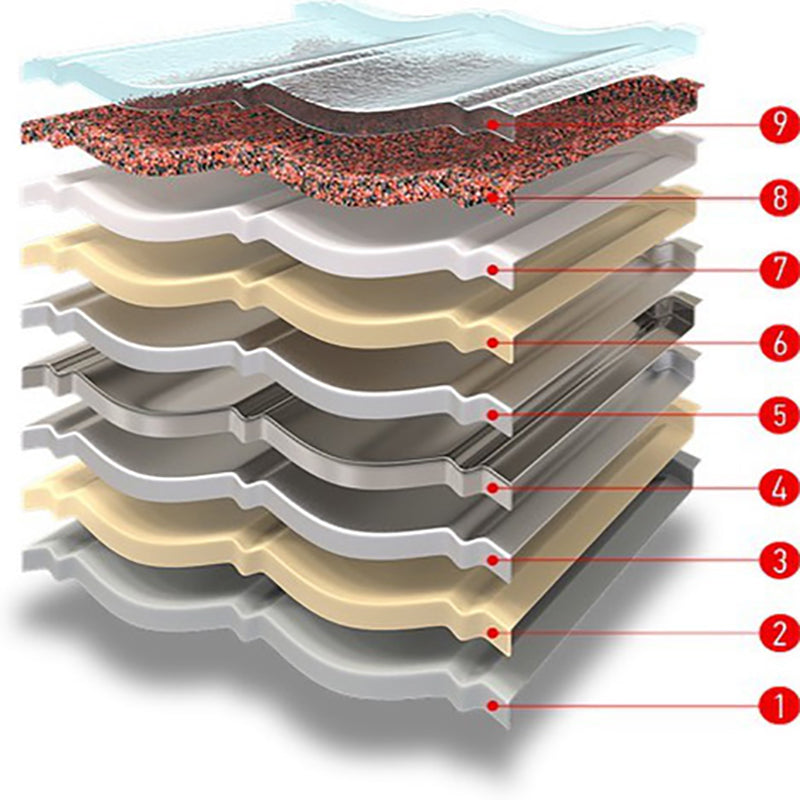concrete roof tile  asphalt shingles roof tiles   with color customized for construction material