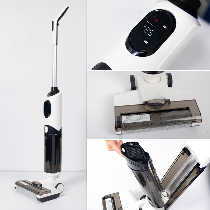 Wet Dry Vacuum Cordless Floor Cleaner and Mop One-Step Cleaning for Hard Floors