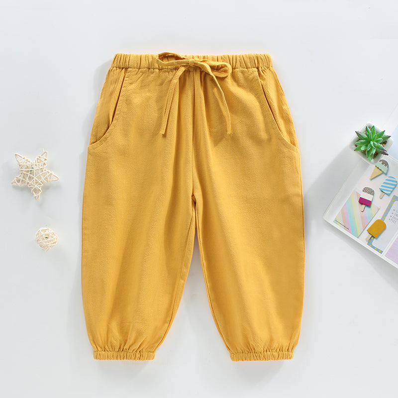 Children Pants Kids Pants Children Loose Casual Patchwork Trousers Girls Kids Oversized Pants