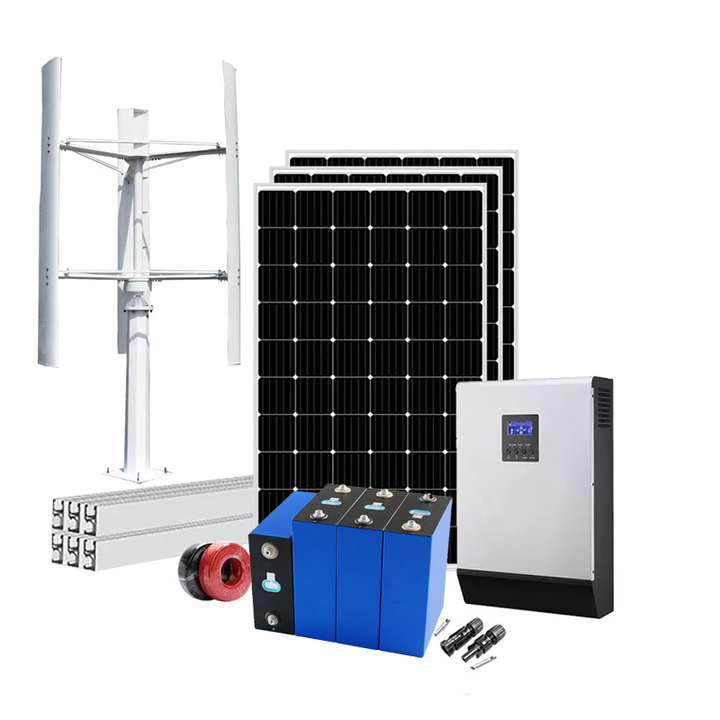ELEGE Home Solar System 5kw Wind Turbine10kw System Inverse Control Integrated Power Supply System