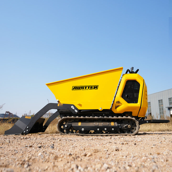 AUSTTER 800Kg Mini Track Crawler Small Mini Dumper Tracked Crawler Mini Dumper with Ducar Loncin Gasoline Engine