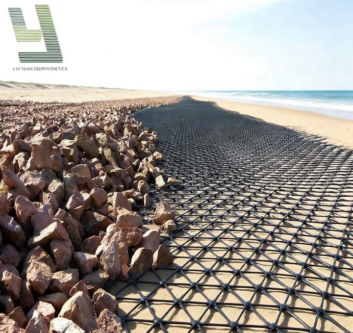 Multiaxial Geogrid for Port Construction and Heavy Duty Pavement