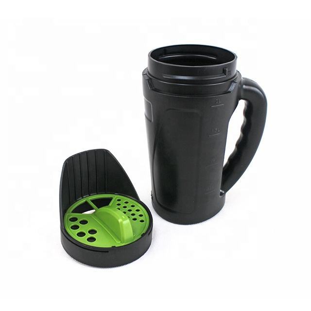 Adjustable 80oz Openings Anti Clog Hand Fertilizer Spreader Shaker Factory Customized Sustainable Handheld Seed Spreader