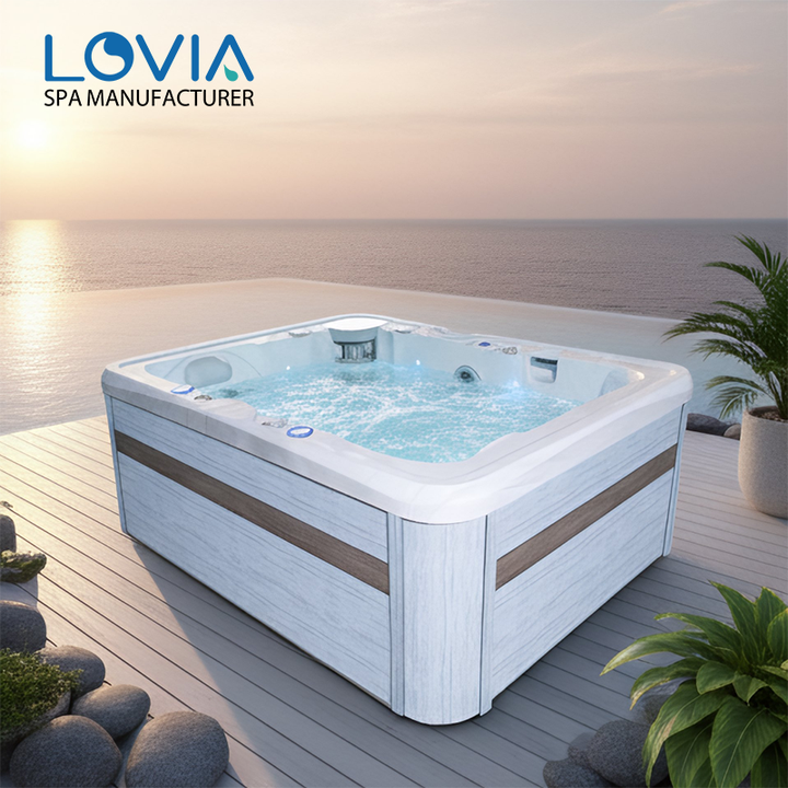 Hot Sales Hot Tub Spa Hydromassage Jakuzzii whirlpool Outside Spa Bathtub Luxury Spa Mini Outdoor Hot Tub with online sale