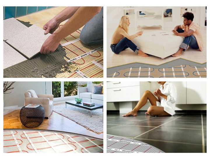 Underfloor Heating Mat Energy Efficient Radiant Floor Heating for Bathroom Kitchen Heating System