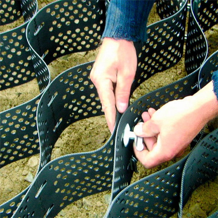 HDPE Material Plastic Driveway Gravel Grid Geocell for Soil Stabilization Retaining Walls