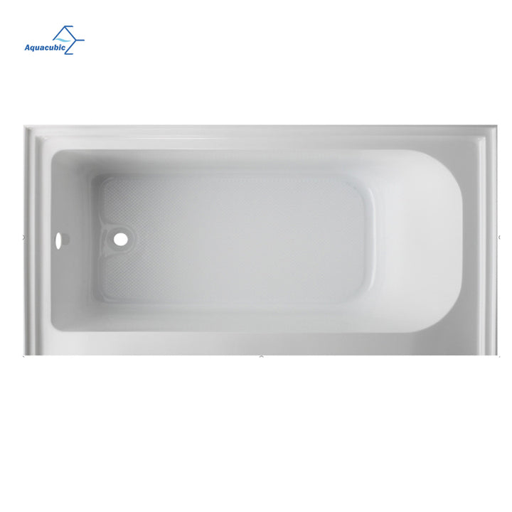 OEM ODM High Quality Hotel Home Bathroom Soaking Stackable White Embedded Apron Bathtub