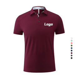 Lidong 92% polyester 8% spandex multi color mens polo shirt blank 4 way stretch polo shirts