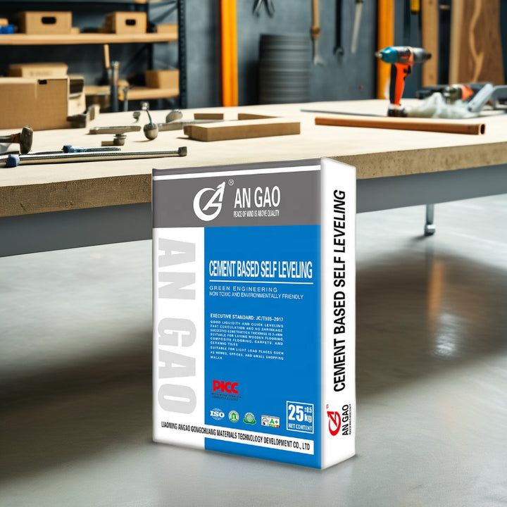 Angao AG-208 Self-Leveling Cement Rapid Hardening 25MPa Strength High Quality Construction Material for Indoor Use