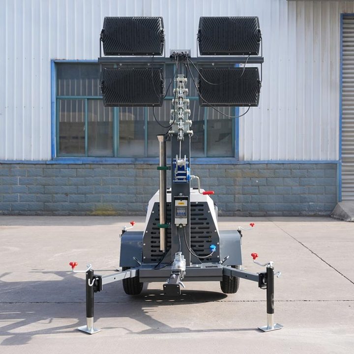 Latest Type Heavy Duty Beer Tower Lights Balloon Light Tower 200w Tower Light Generator