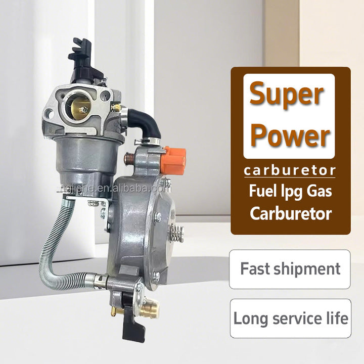 Nature Gas Propane Tri Fuel lpg Gas Carburetor Conversion Kit for Gas Generator Freight 3200 4000