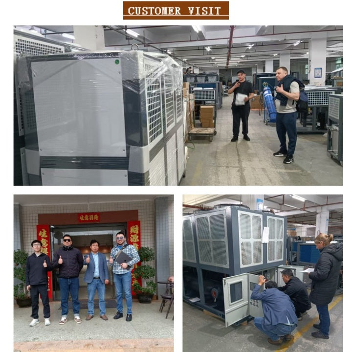 High Quality Industrial Water Chiller with High and Low Pressure Gauge