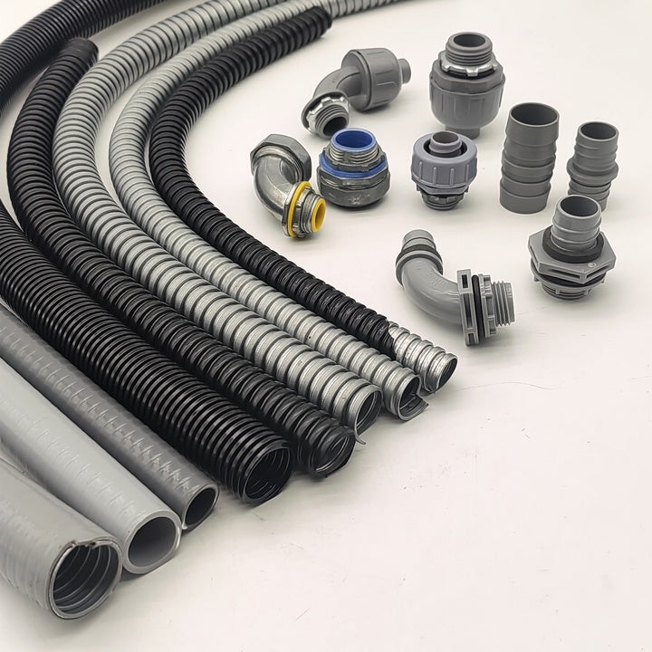 Schedule 40 1/2"-4" Straight PVC Pipe Heavy Duty Sunlight Resistance Non-Metallic Electrical Wiring Conduit Plastic Tube