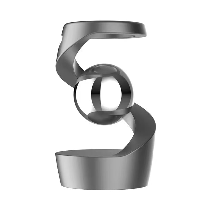 Desktop Kinetic Fidget Spinner Toys Metal Suspended Ball Rotating Gyro Decompression Stress Relief Toys Novelty Gift for Adults