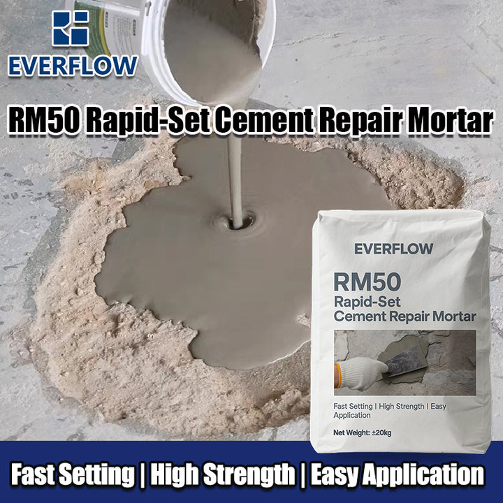 Waygo Cement-Based Repair Mortar for Cracks and Surface Defects in Concrete Structures