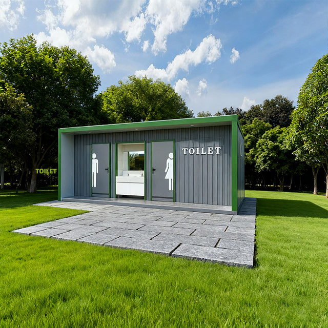 Eco-friendly Mobile Plastic Sandwich Panel Portable Toilet Park Scenic Area Construction Site Use Shandong Prefabricated JiaXin