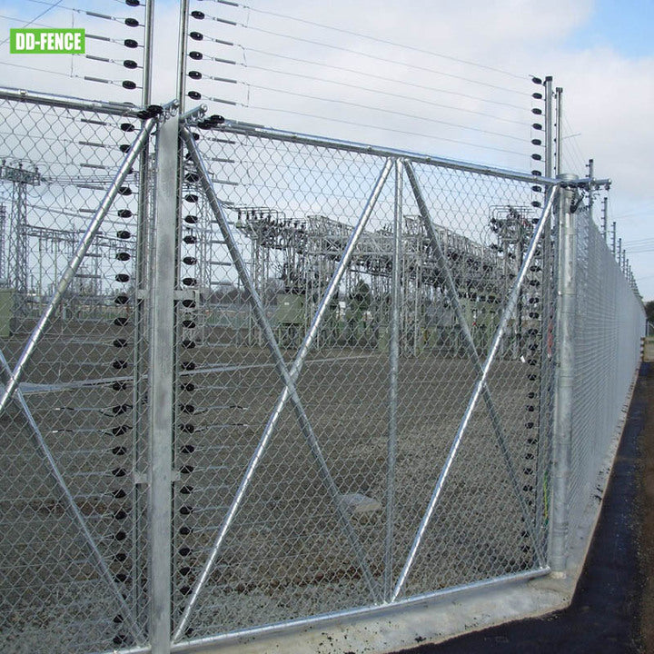 Perimeter Security Farm Fencing Electric Fence Alarm System Wire Posts Energizer Accessories Solar Electric Fence for Livestock