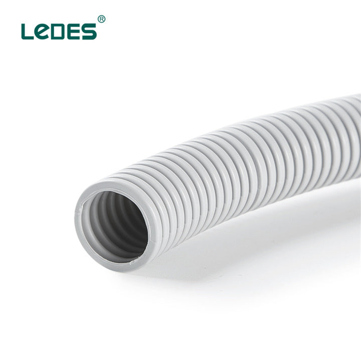 Flexible PVC Pipe Good Quality Electrical Nonmetallic Grey Corrugated Conduit Pipe for American Standard