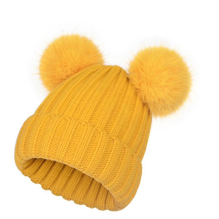 High Quality Winter Hat Kids Size Keep Warm With Pom Pom Fashion Style Outdoor Beanie Hat