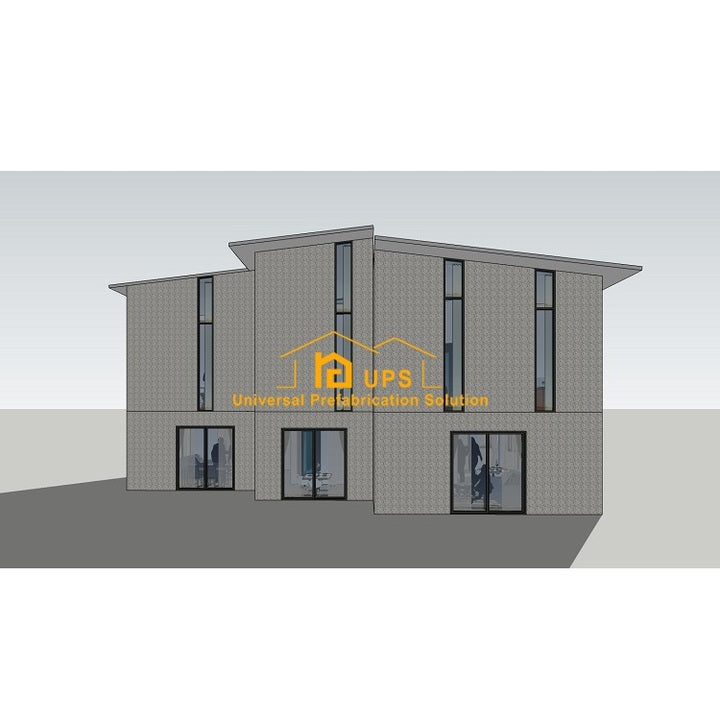 2025 New Tech Pre Made Cement Housing Elegant Prefabricated Modular Container Houses Eco-Friendly Supermarket Gym
