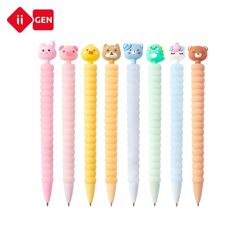 IIGEN Mechanical Pencil with Animal  Color Pencil with for Students School kawaii pen