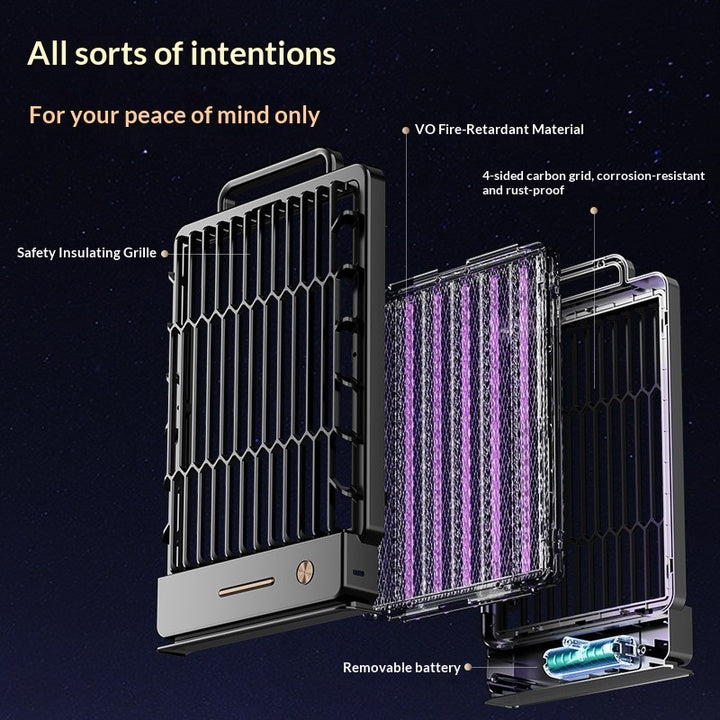 Wholesale Rechargeable Electric Mosquito Killer Lamp Purple UV Light Non-Toxic Indoor Outdoor Bug Zapper for Home Camping Garden
