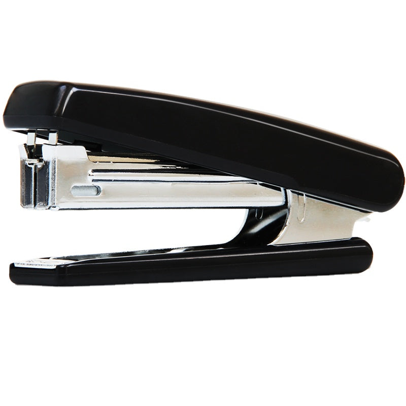 Deli 0211 # small and durable stapler learning office stationery # 12 #/box # black/blue/white