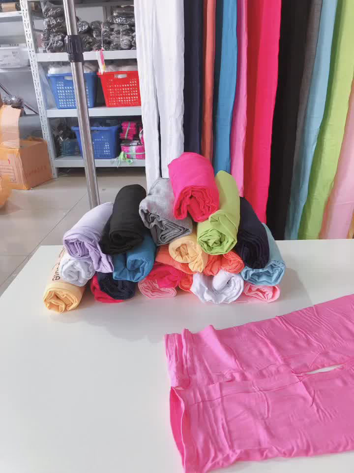 M1708 Fashion Candy Color Cropped trousers Girls Skinny Pants Soft Elastic Modal Cotton Kids Girl Leggings Pants