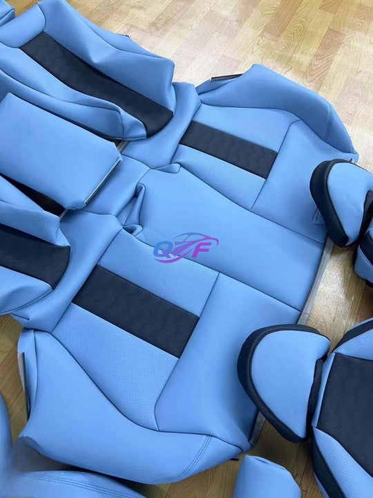 Custom Fit Car Seat Covers for Bmw 7 5 3 1 Series X5 X3 X1 E46 E90 E60 F30 F10 E39 Accessories Full Set 5 Seats Luxury Leather
