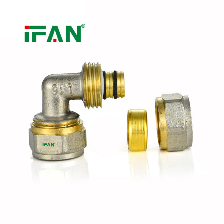IFAN High Quality Copper PEX Tube Plumbing Pex Brass Compression Pipe Fitting