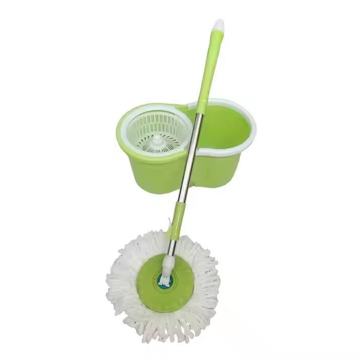 Custom Eco-Friendly Household Floor Wet Cleaning Microfiber Micro Fiber Twist 360 Rotating Cleaning Spinning Mop and Bucket Set