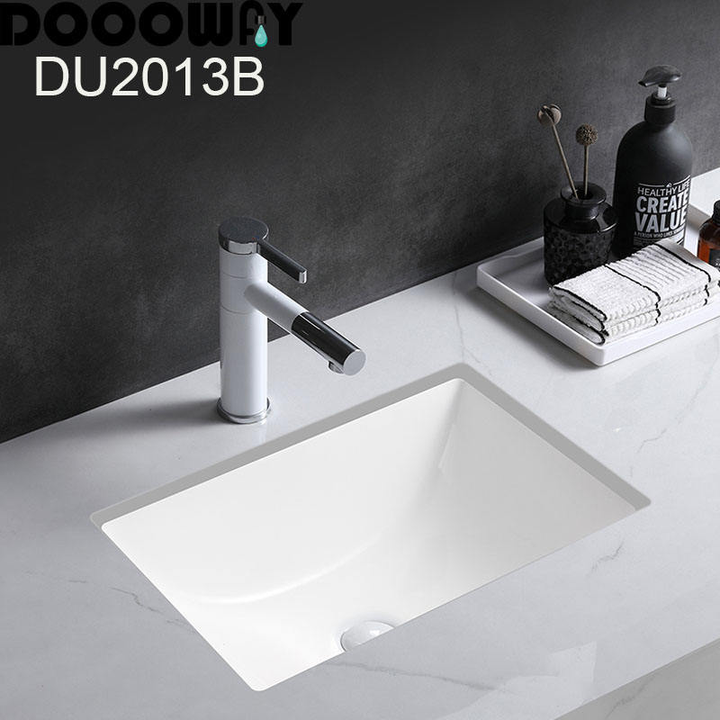 Modern Ceramic Under Counter Bathroom Wash Basin and Sink for Hotel and Commercial Use Easy to Clean Price