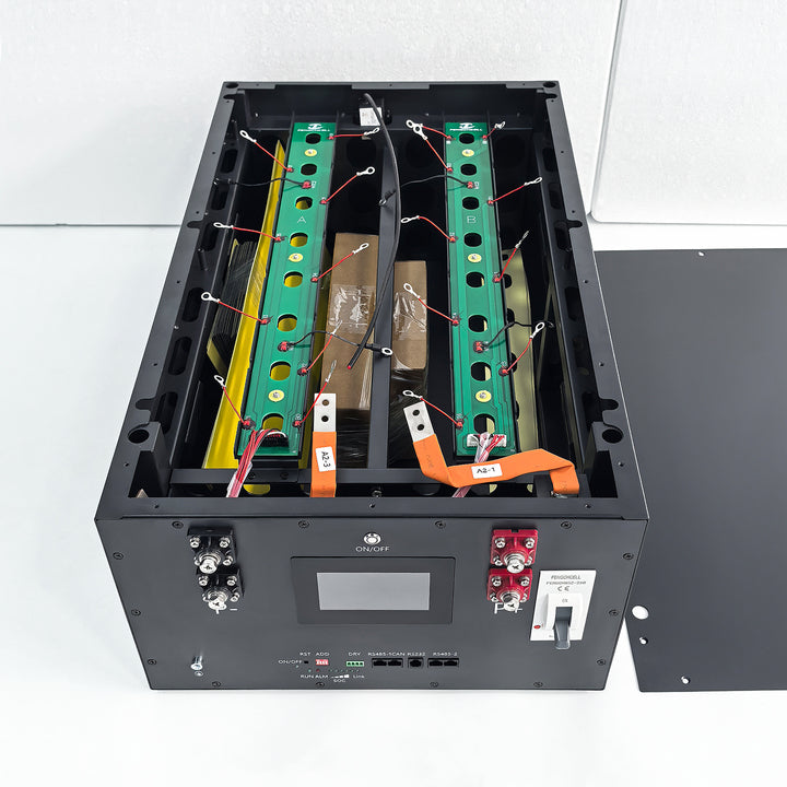 PL Stock 48V 51.2V Lifepo4 Battery Case Diy Battery Kits 10kwh 15kwh With BMS Solar Eneygy Storage 280ah 300ah Metal Box