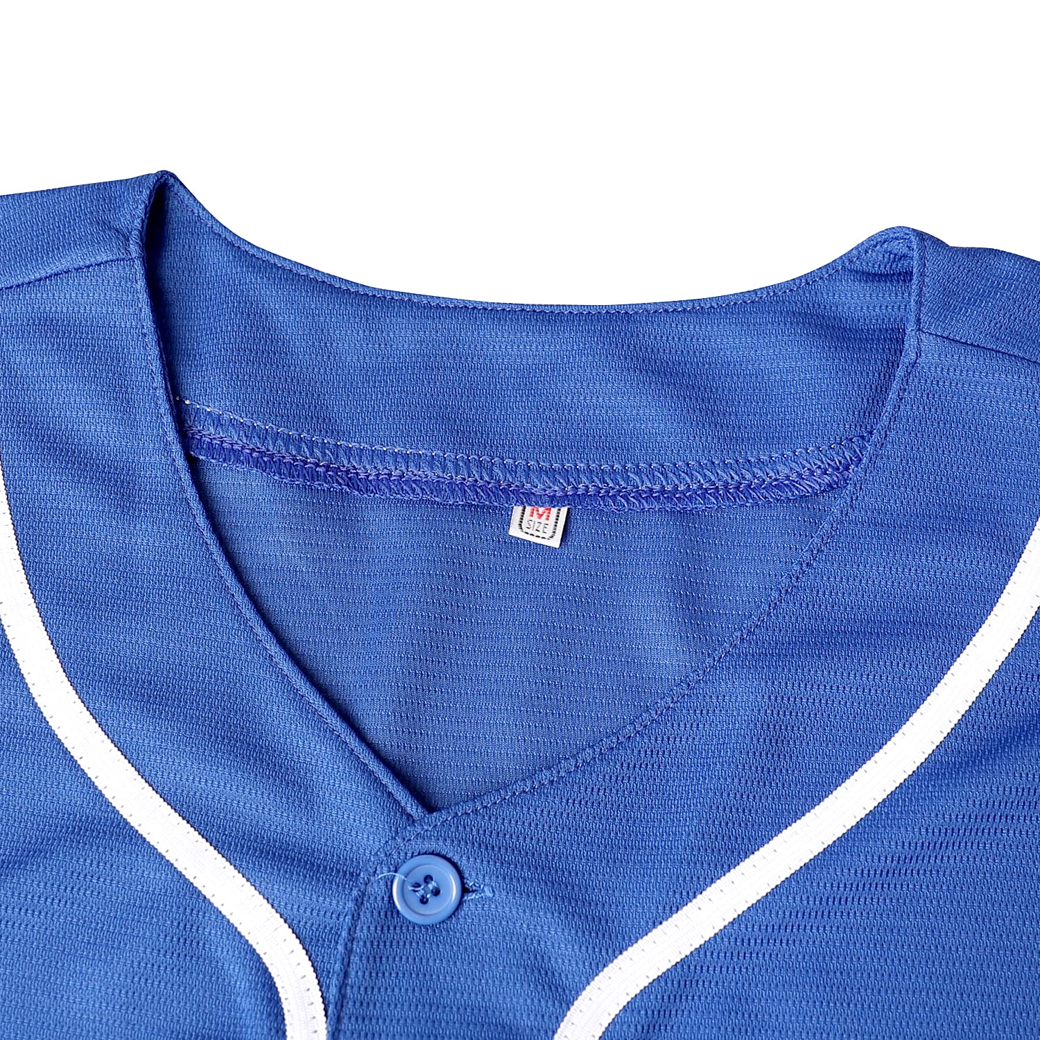 Blank Plain Hip Hop Hipster Baseball Jersey Button Down Shirts Sports Uniforms Women Men Jersey