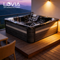 Made in China Jaccuzi Outdoor Spa Hydromassage Bathtub Person Hot Tub 5 Massage Spa Cheap Jakuzzi with Lovia