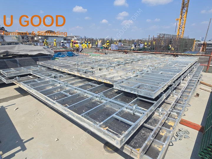 Light Weight Versatile Peri Doka Meva Steel Frame Plywood Face Modular Formwork for Wall Column Concrete