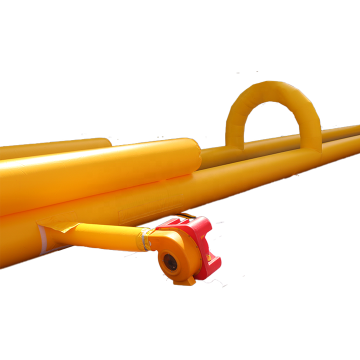 Custom Summer Outdoor 100m Long City Inflatable Water Sprinkler Arch Single lane Lawn Inflatable Water slip n Slide