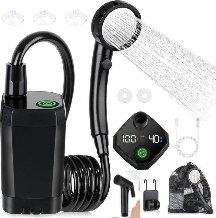 Series Outdoor Shower Set for Camping & Car Washing-Electric Shower Head