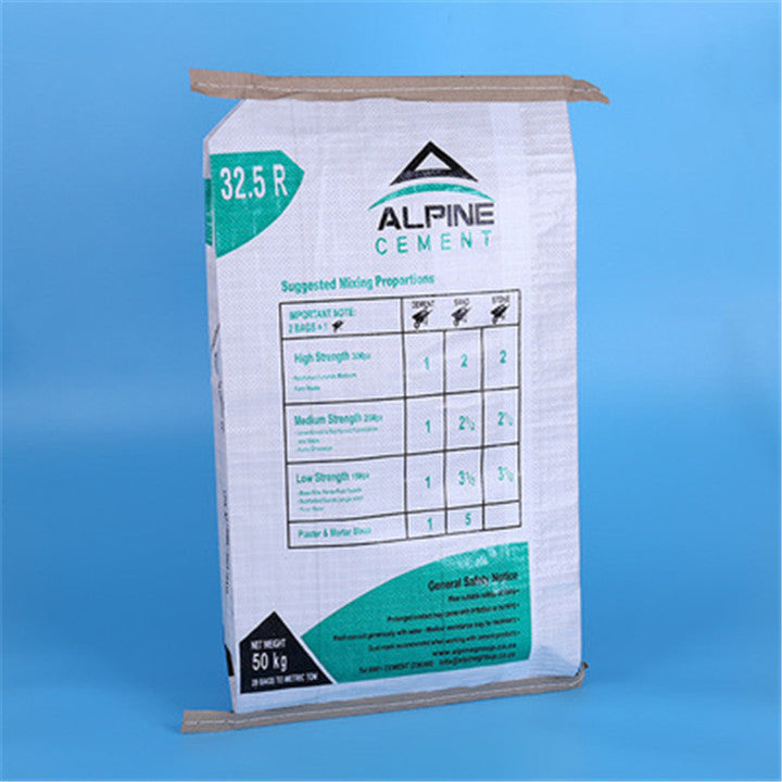 Portland 2 Ply Cement Valve Bag Industrial High Quality Kraft Paper Price Stone Sand Printing Standard Accept 20kg 50kg CN;GUN