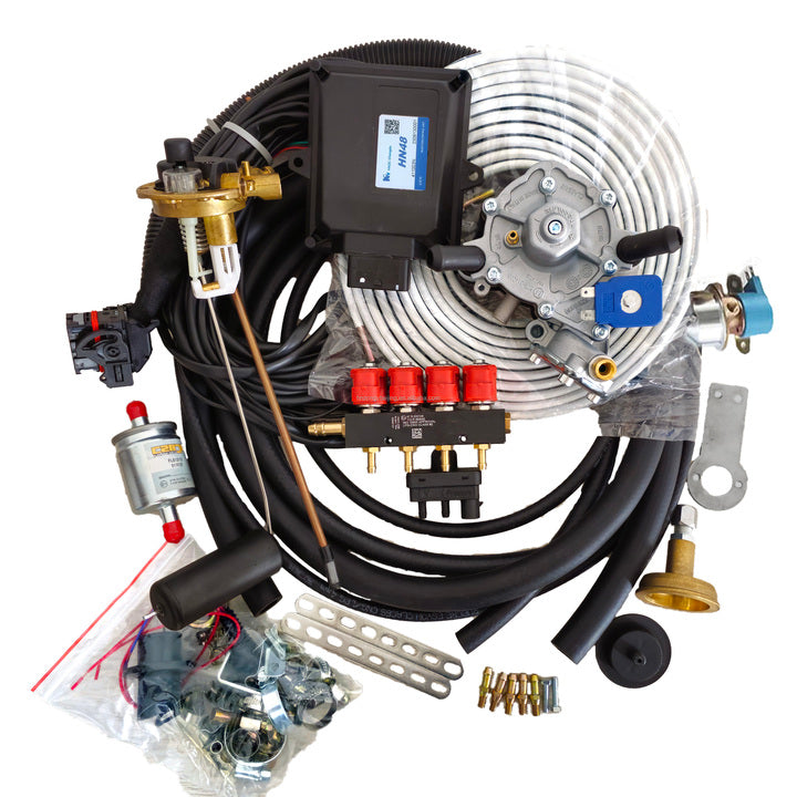 LPG cng conversion kit for petrol cars bus full 4 cylinder petrol fuel injection system for 3 cylinder engine lpg auto gas kit