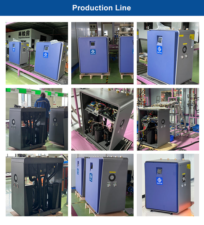 R32 10kw 20kw 40kw Inverter Geothermal Ground Source Heating System Water to Water Source Heat Pump