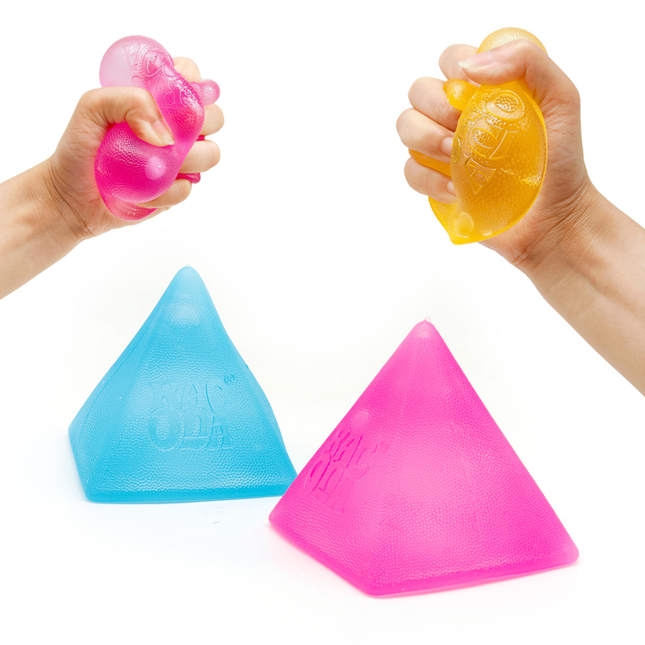 2026 New Design Pyramid Cube Maltose Squishy Stress Relief Toy for Children TPR Material