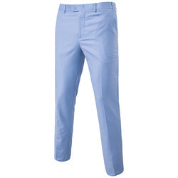 High Quality Men Pants Comfortable Breathable Cotton Casual Thin Business Wedding Suit Trousers For Men