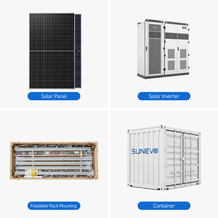 ISO CE TUV Certified 20ft 40ft 100kW 200kW Foldable Solar Container Power Cube for Public Infrastructure and Utility Projects