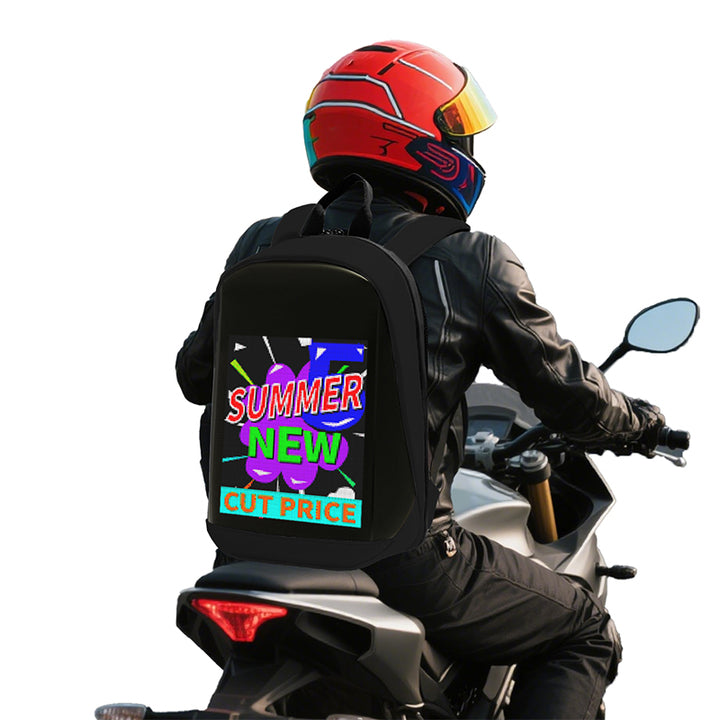 P3.75 64*64 Pixel Backpack RGB Clear Display Laptop Women LED Bag Advertising Dynamic Display Led Backpack Cool Luminous Bag