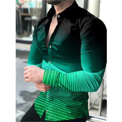custom silk slim men tee dress shirts casual clothes long sleeve printing shirts for mens fashion shirts