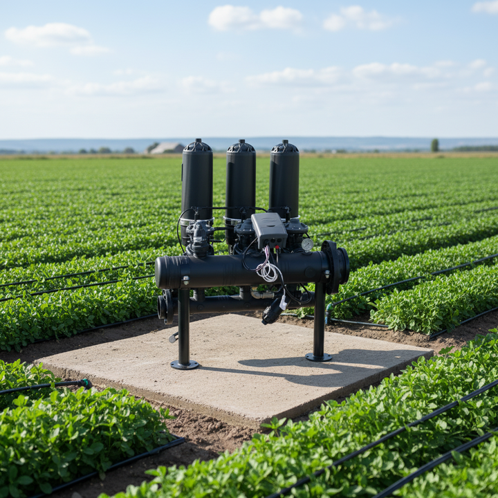 50 Disc Water Drip Irrigation System Filter with Automatic Backwash Filter System for Farm